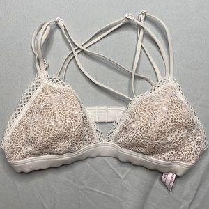 Victoria's Secret White Lace Bralette
